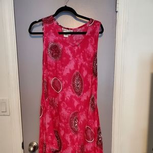 NWOT Jessica Taylor tye dye sundress O/S